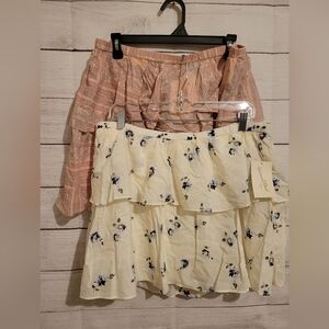 Universal Thread Women's Mini Ruffle Skirt XL Bundle (2)